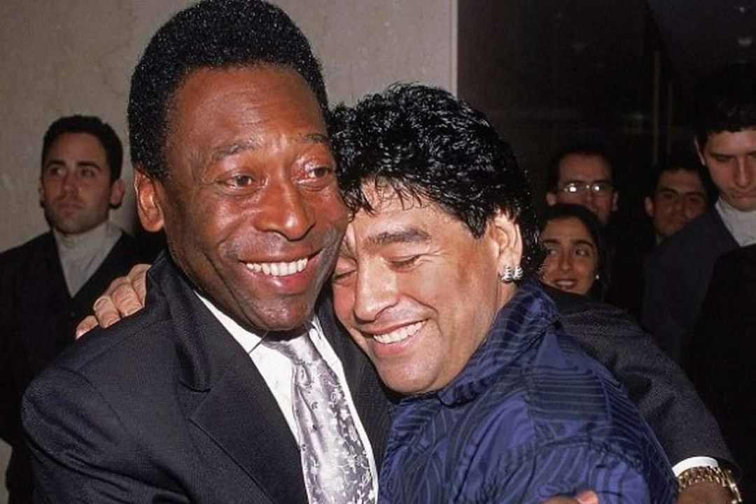 Pelé e Maradona (Foto: reprodução/instagram)