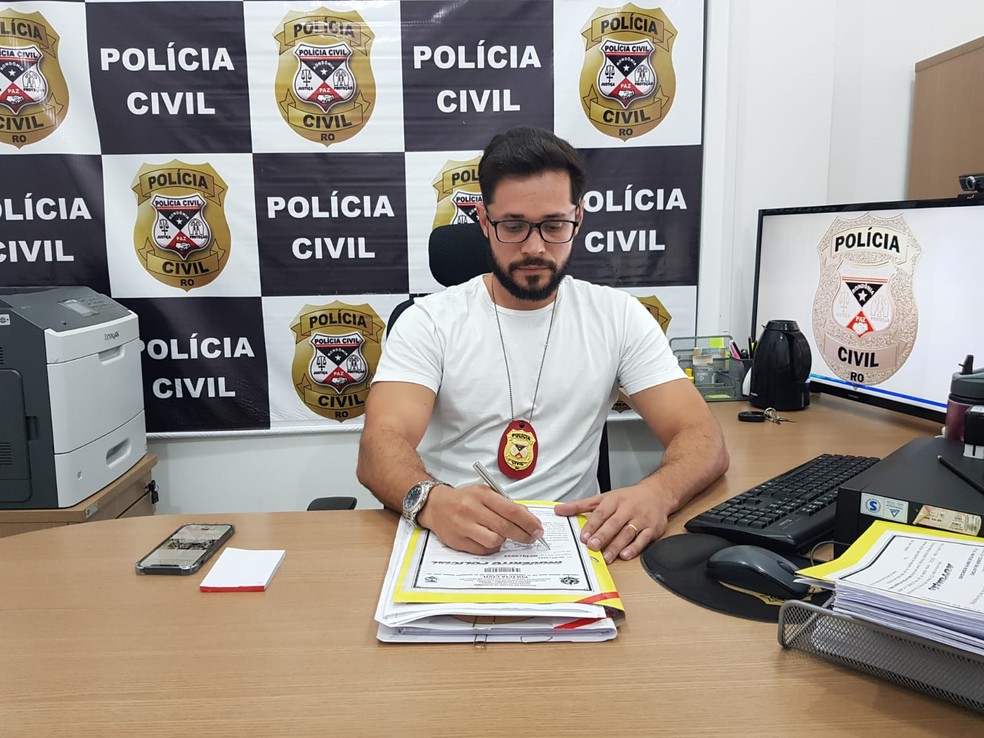 Delegado Niki Locatelli, de Ouro Preto do Oeste — Foto: Polícia Civil/Reprodução