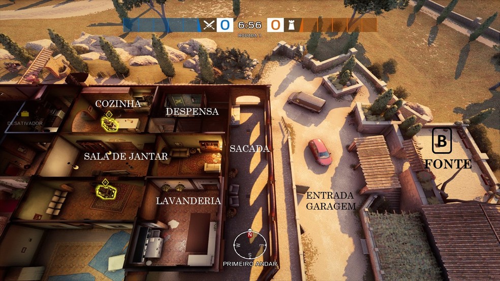 Mansão no Rainbow Six Siege: veja lugares e pontos de referencia do ...