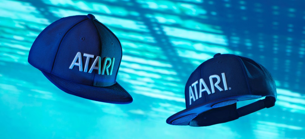 Speakerhat, da Atari, é boné com caixas de som e microfone (Foto: Divulgação/Atari) Speakerhat, da Atari, é boné com caixas de som e microfone (Foto: Divulgação/Atari)