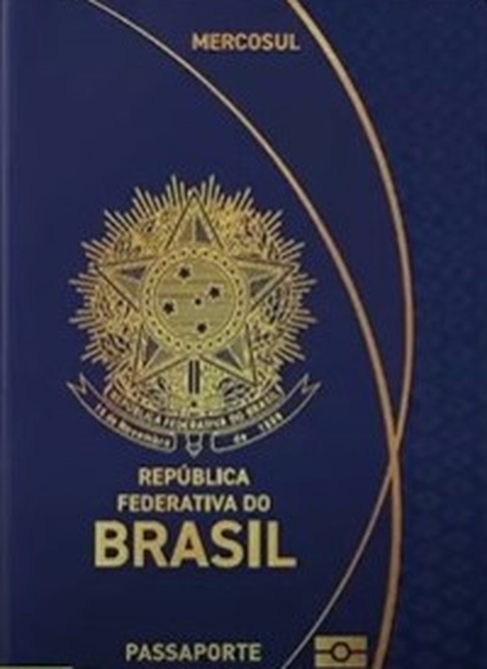 Imagem da capa do novo passaporte — Foto: Reprodução