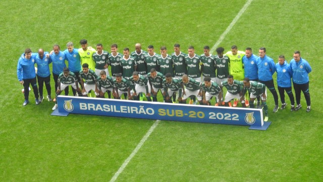 Time sub-20 do Palmeiras na final do Brasileirão