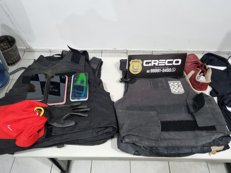 Material apreendido pelo Greco — Foto: Polícia Civil do Piauí