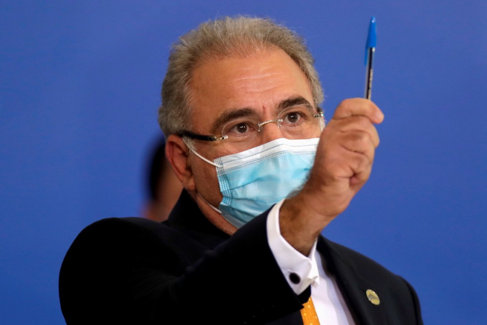 Ministro da Saúde, Marcelo Queiroga — Foto: Ueslei Marcelino/Reuters