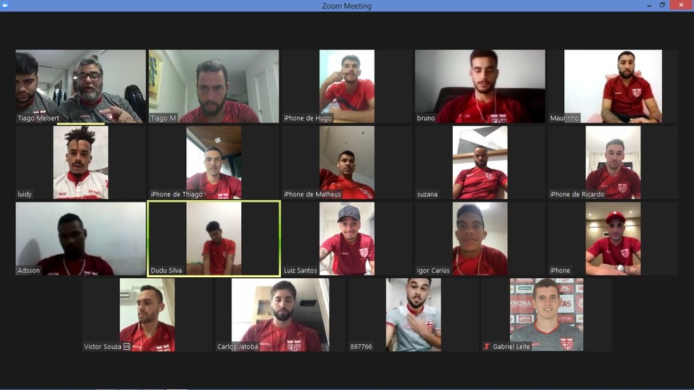 Marcelo Cabo comanda atividade tática do CRB — Foto: Divulgação/CRB