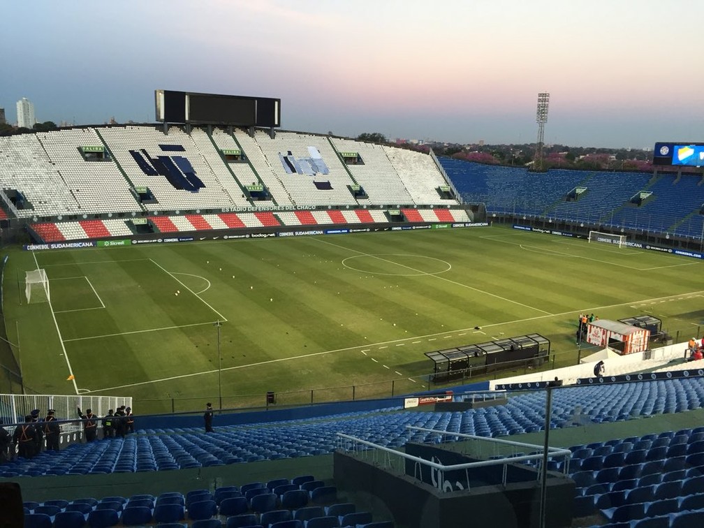 Estádio Defensores del Chaco será palco de Guaraní x Palmeiras — Foto: Felippe Costa