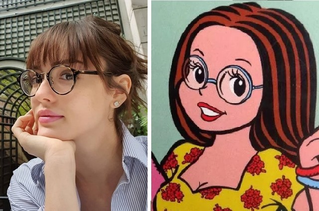 Isabelle Drummond será Tina, personagem de Mauricio de Sousa (Foto: Reprodução/Instagram e Reprodução /Turma da Mônica)
