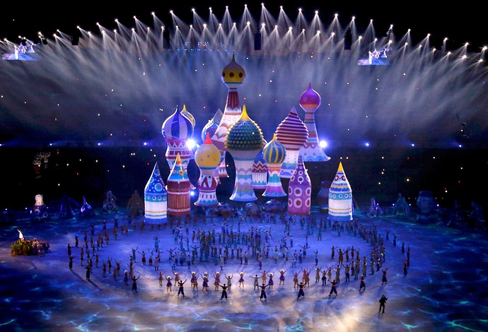 Sochi abertura olimpíadas de inverno (Foto: Reuters)