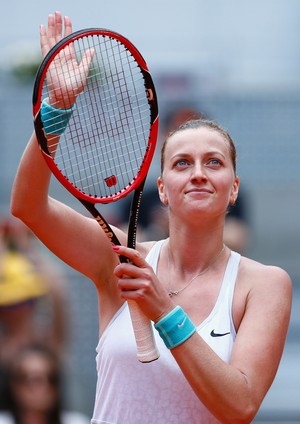 Petra Kvitova vence Serena Williams na semifinal em Madri (Foto: Getty Images)