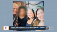 Adolescente que matou a família se surpreendeu ao saber que seria apreendido, diz delegado