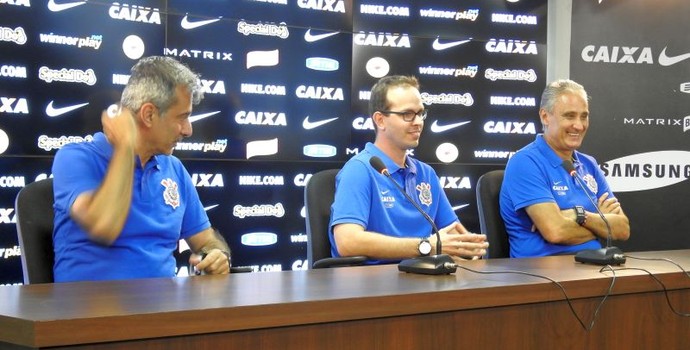 Tite comissão técnica Corinthians (Foto: Diego Ribeiro) Tite comissão técnica Corinthians (Foto: Diego Ribeiro)