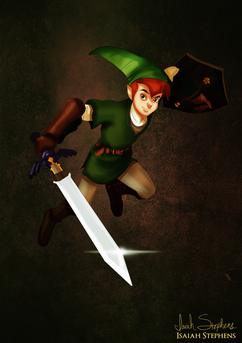 Peter Pan como Link (Zelda) (Foto: Isaiah Stephens)