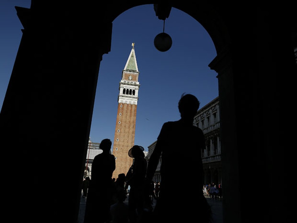 Vista da Praça de São Marcos, em Veneza (Foto: Tony Gentile/Reuters)