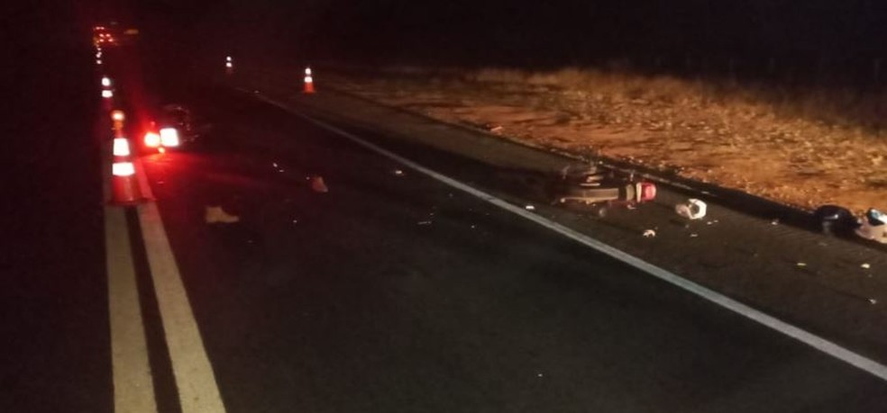 Motociclista morre e outro fica ferido em colis&atilde;o na SP-215 em Descalvado &mdash; Foto: Arquivo Pessoal