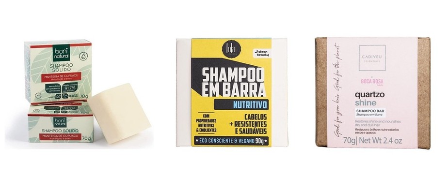 Shampoo em barra: acompanhe seis opções por valores a partir de R$ 29