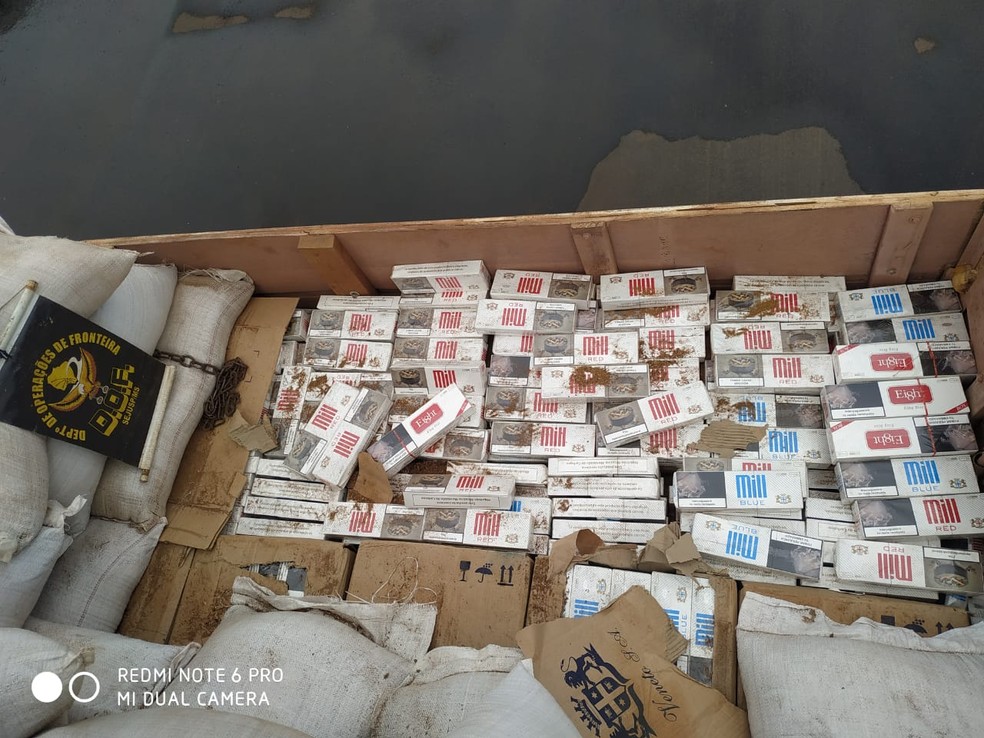 Carga foi encaminhada para Receita Federal, em Mundo Novo (MS) &acirc;?? Foto: DOF/Divulga&Atilde;&sect;&Atilde;&pound;o