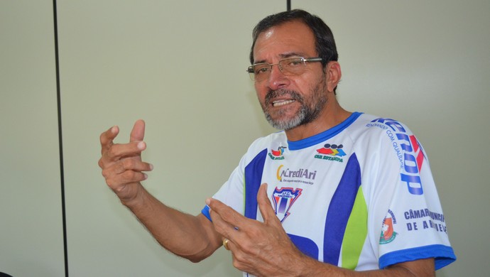 Sérgio Paulo da Silva, psicólogo do Ariquemes (Foto: Franciele do Vale)