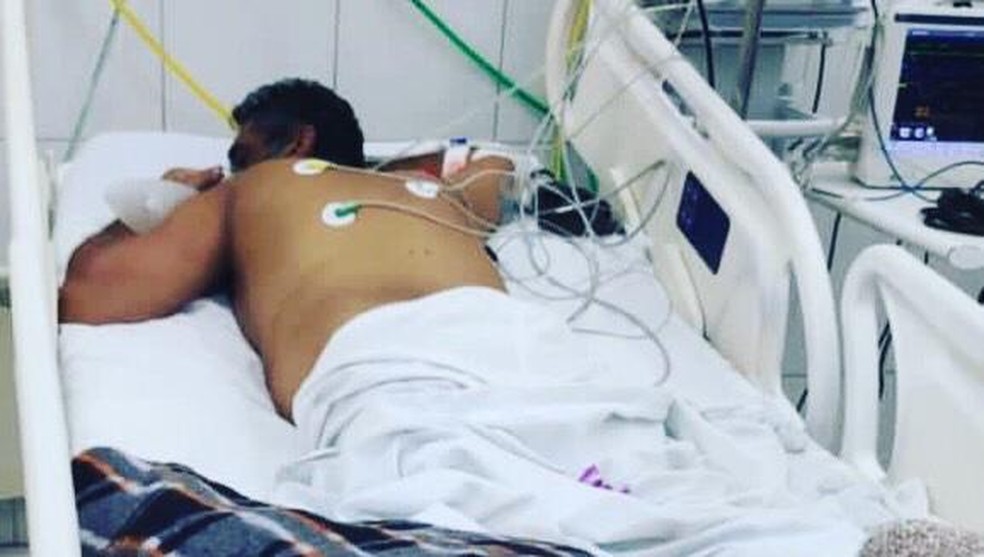 Amaury Lauridan de Faria Júnior, 51 anos, antes de ser entubado e precisar de UTI no Hospital Regional de Ceilândia — Foto: Arquivo pessoal