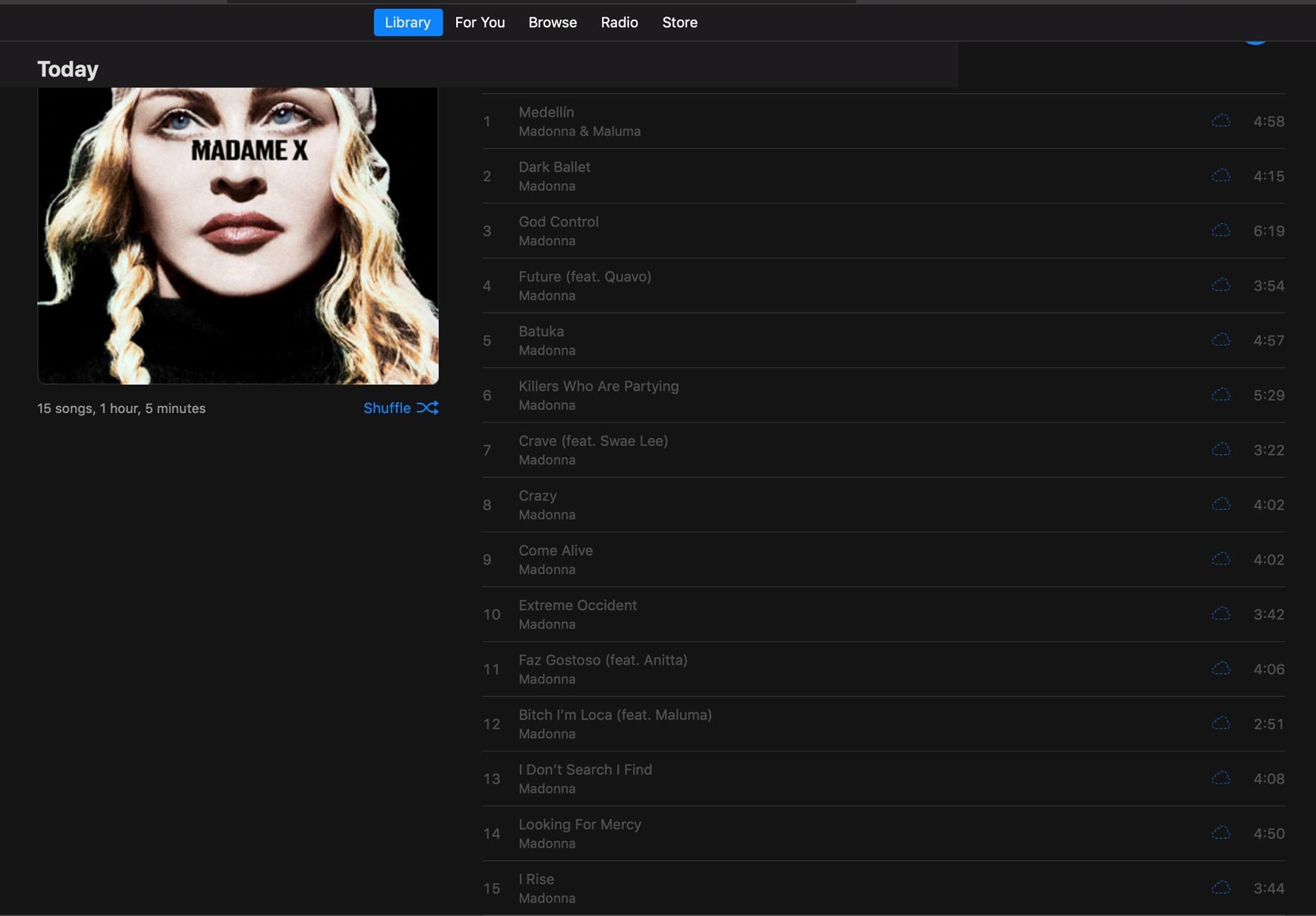 Lista de faixas do novo álbum de Madonna (Foto: Reprodução)