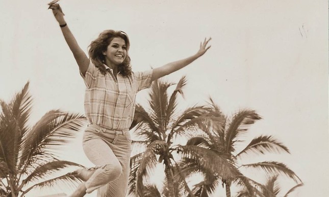 A atriz Leila Diniz em Ipanema