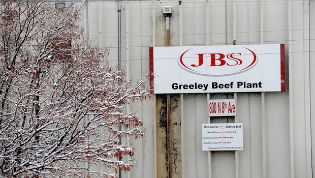 Frigorífico da JBS em Greeley, Colorado, nos Estados Unidos (Foto: Matthew Stockman/Getty Images)