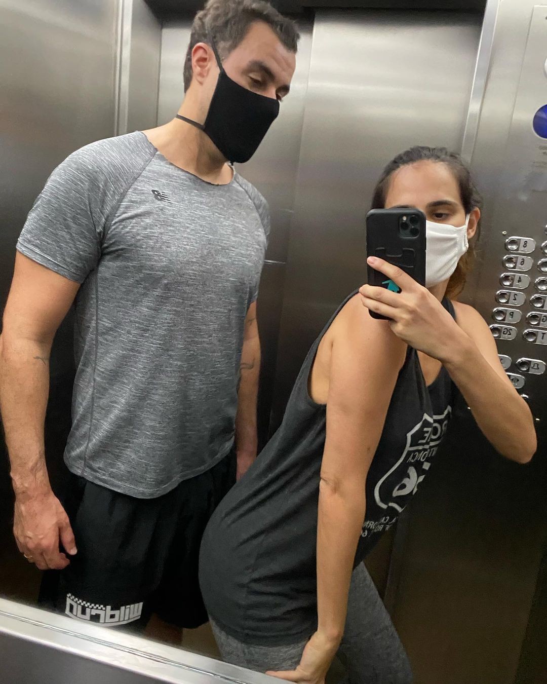 Marcela Fogaça e Joaquim Lopes (Foto: Reprodução / Instagram)