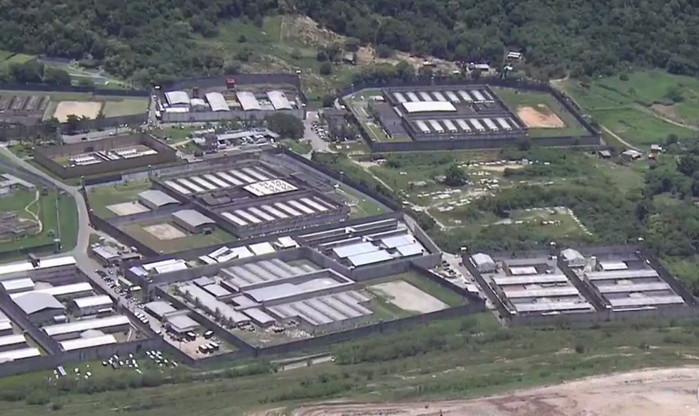 Complexo PenitenciÃ¡rio de Bangu, onde estÃ¡ o ex-governador SÃ©rgio Cabral (Foto: ReproduÃ§Ã£o/TV Globo)