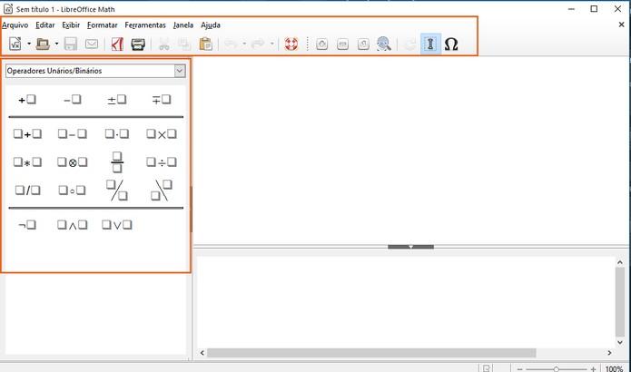 Ferramenta para a criação de fórmulas no LibreOffice (Foto: Reprodução/Barbara Mannara)