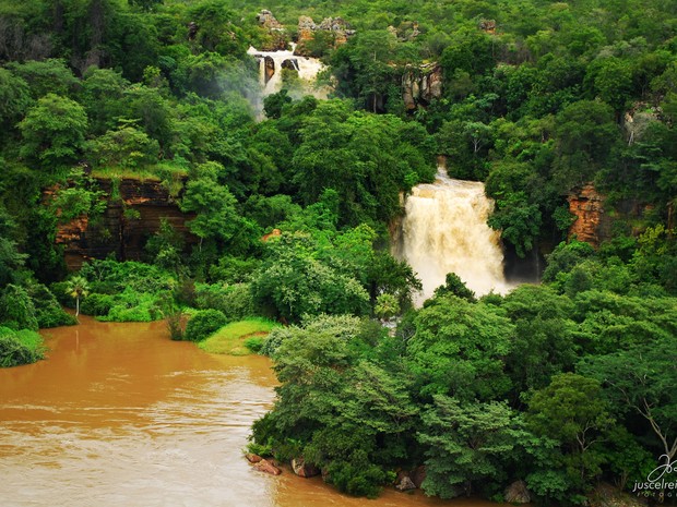 Cachoeira das Arraias (Foto: Juscelino Reis/Arquivo Pessoal)