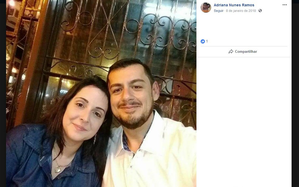 A ex-secretária de Administração de Barretos Adriana Nunes Ramos Soprano e o marido, Rafael Soprano — Foto: Reprodução/EPTV