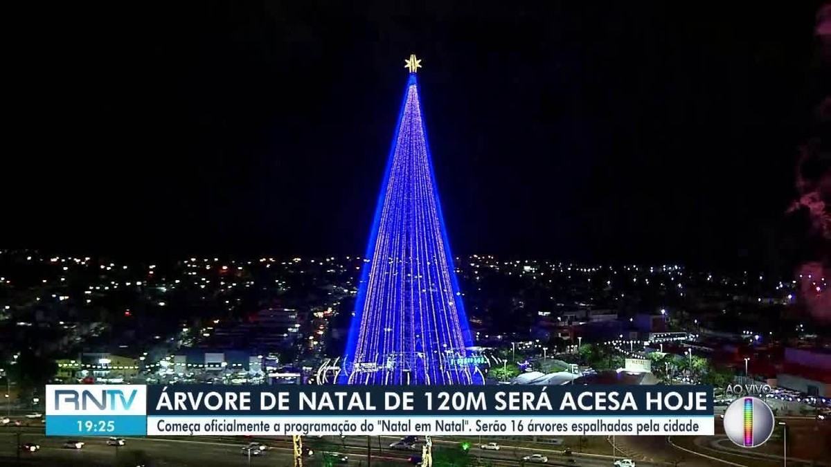 Árvore de Mirassol é acesa e dá início ao Natal em Natal | Rio Grande do  Norte | G1