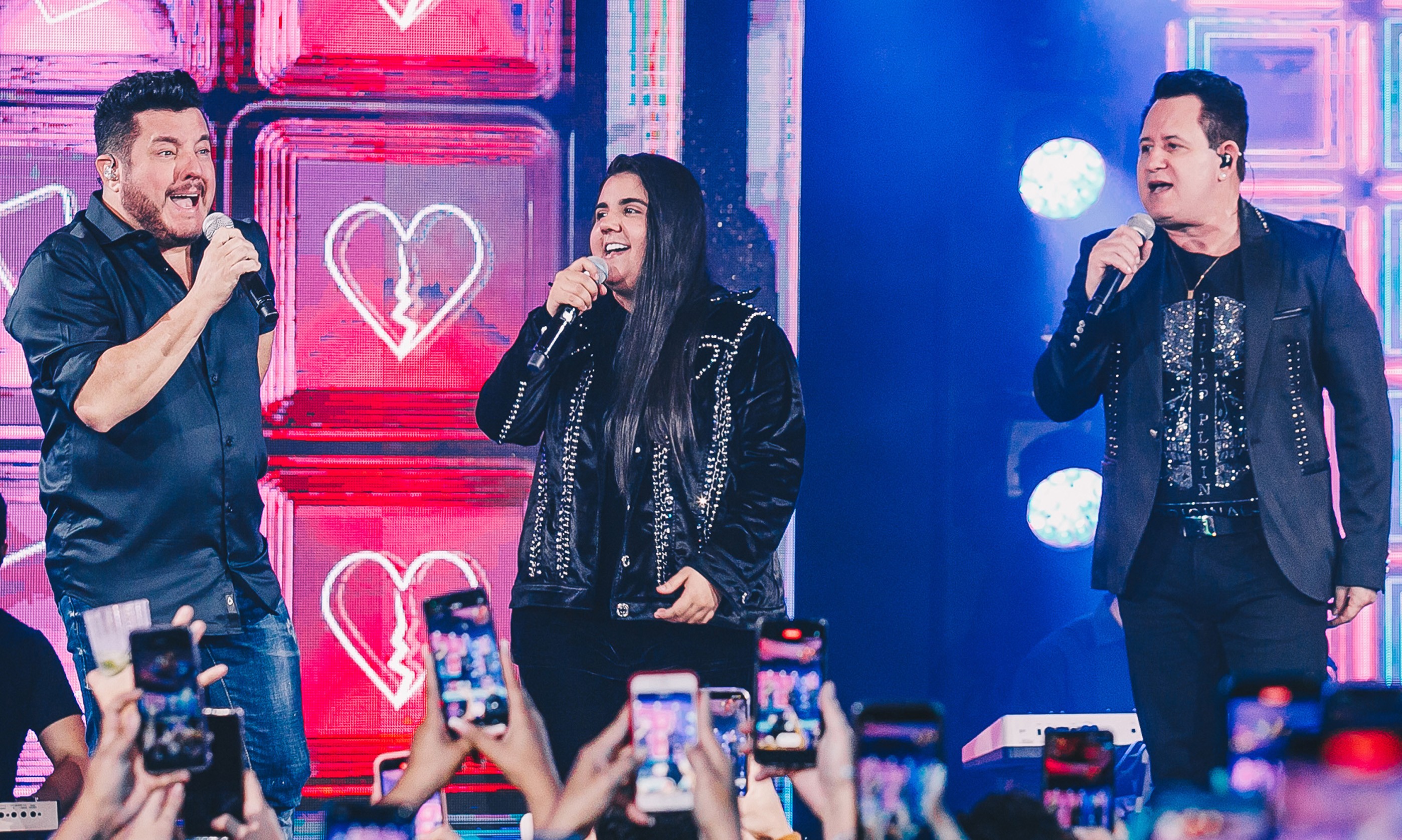 Yasmin Santos se une a Bruno & Marrone em 'Ciclo vicioso' para promover álbum 'Ao vivo em Goiânia'
