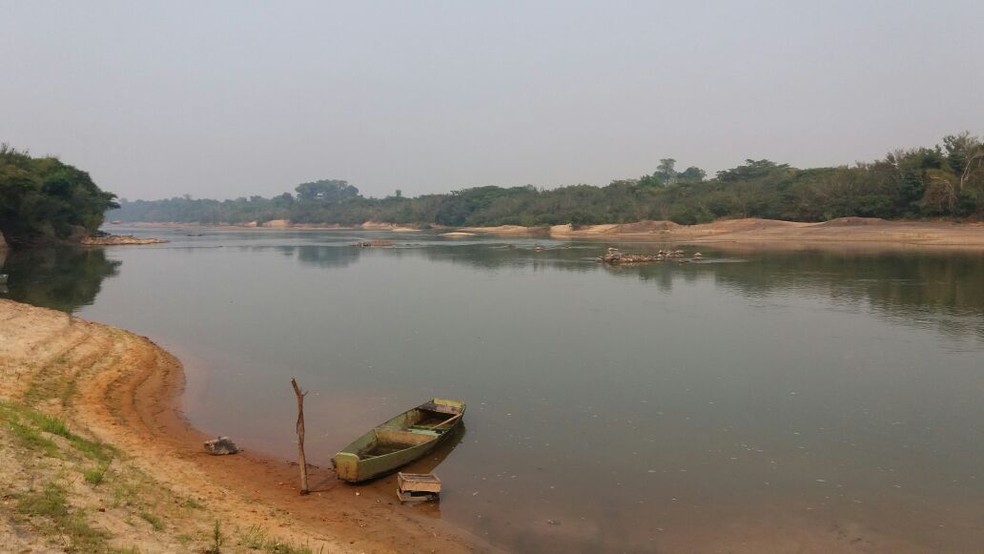 Jovem morreu afogado no Rio Peixoto, na zona rural do municÃ­pio de Nova Guarita (Foto: PolÃ­cia Militar de MT)