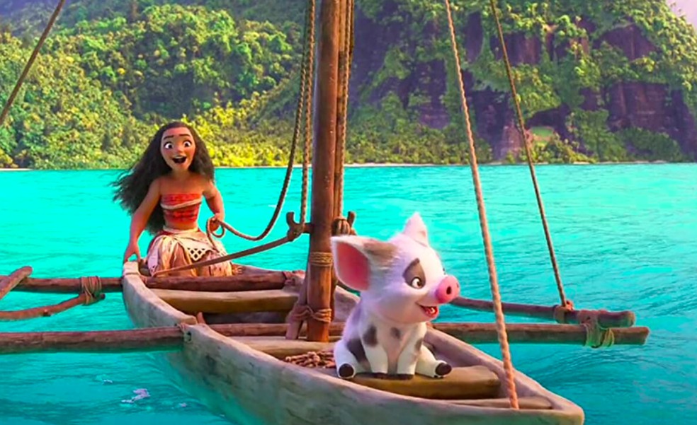 Cena de 'Moana- Um Mar de Aventuras' — Foto: Reprodução/IMDB