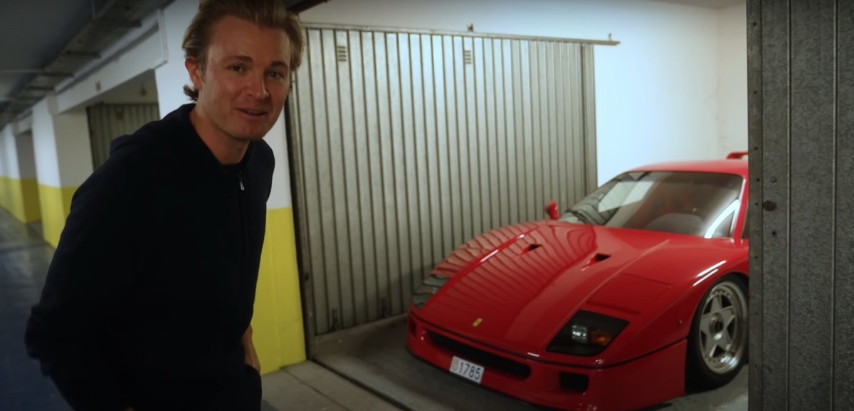 Nico Rosberg bittet und seine Nachbarn geben einen Ferrari F40 frei, um in Monaco zu fahren |  Ausbildung