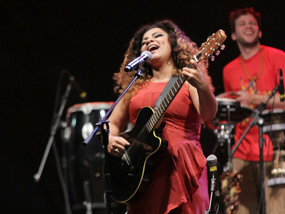 Khrystal é uma das atrações do do evento, que acontece pela internet — Foto: Alex Regis