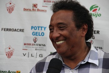 Carlinhos Farias, gestor de futebol do Rio Branco (Foto: João Paulo Maia)