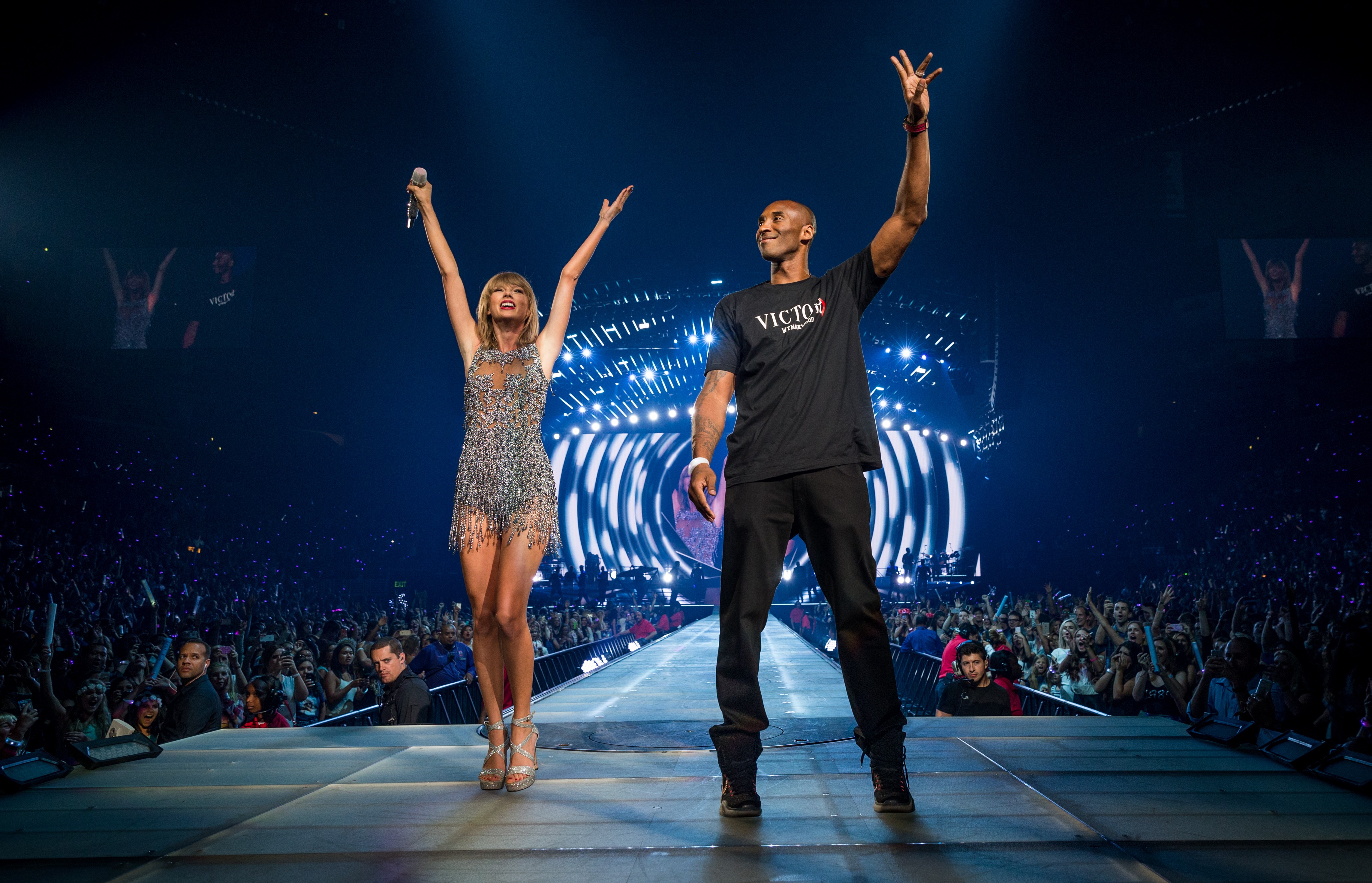 Taylor e Kobe (Foto: Getty Images)