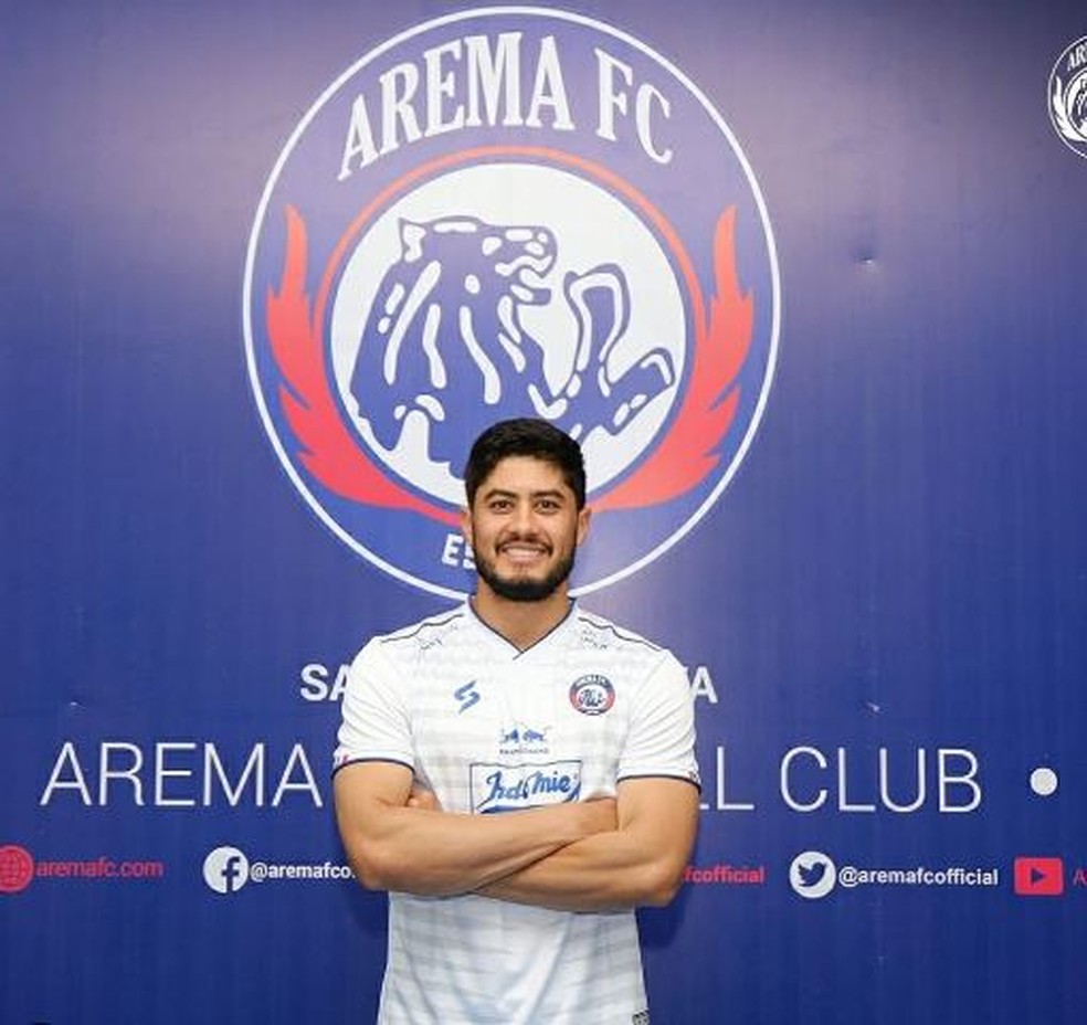 Goleiro Maringá está em sua segunda temporada no Arema — Foto: Reprodução/Instagram