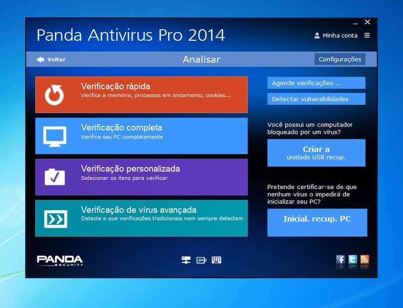 Panda Antivírus | Software | TechTudo