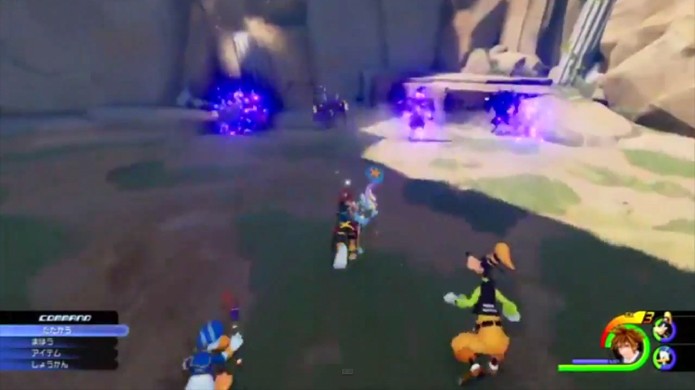 Sora, Donald e Pateta est?o de volta em Kingdom Hearts 3 (Foto: Reprodu??o/YouTube)