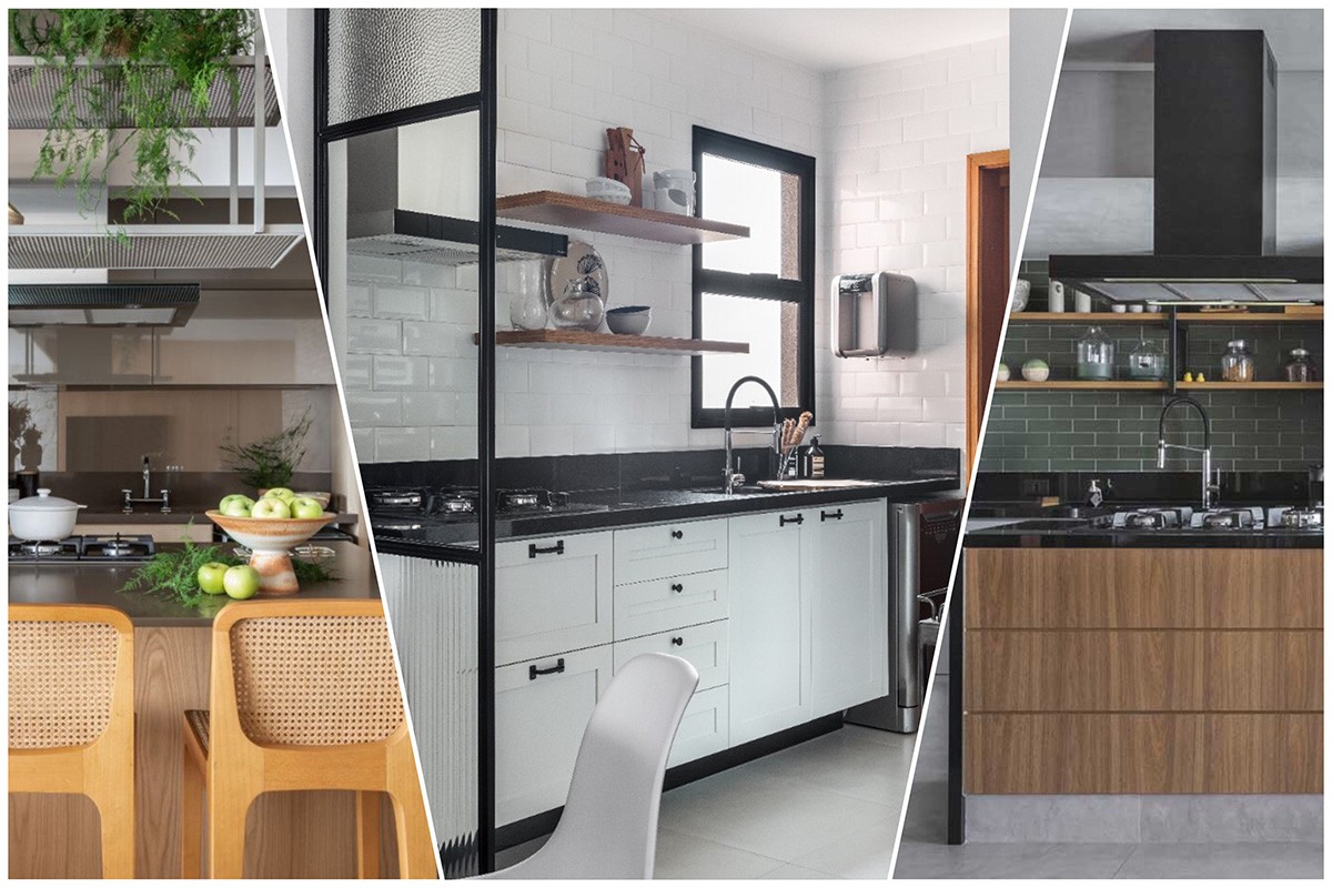 Cozinha moderna: 12 ideias de decoração para casas e apartamentos