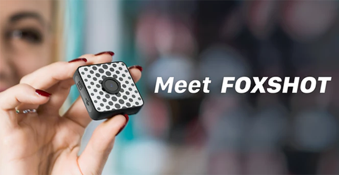 Foxshot é uma minúscula câmera de ação (Foto: Divulgação/Kickstarter)