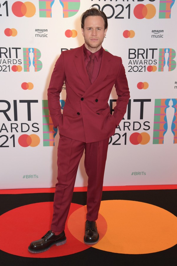 LONDON, ENGLAND - MAY 11:   Olly Murs arrives at The BRIT Awards 2021 at The O2 Arena on May 11, 2021 in London, England.  (Photo by David M. Benett/Dave Benett/Getty Images) (Foto: Dave Benett/Getty Images)