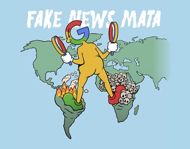 Organizada para pressionar o Google pela aplicação de punições contra fake news, campanha "Fake News Mata" tem o movimento Sleeping Giants Brasil como um dos organizadores