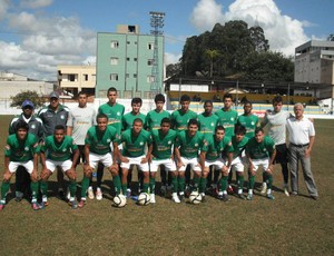 Juniores do Uberlândia no jogo contra Fluminense pela Taça BH (Foto: Arquivo Pessoal/ Leonardo Henrique)