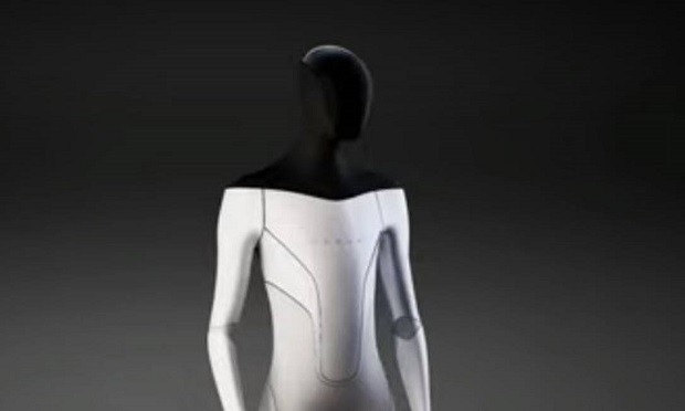 Tesla apresenta seu projeto de robô humanoide no Tesla AI Day, dedicado a projetos da empresa que usam inteligência artificial (Foto: Divulgação)