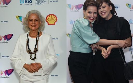 Marieta Severo, Letícia Colin e Bárbara Paz comparecem ao Festival do Rio
