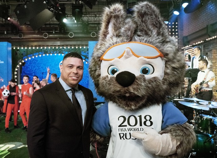ronaldo lobo zabivaka mascote russia 2018 (Foto: Getty Images)