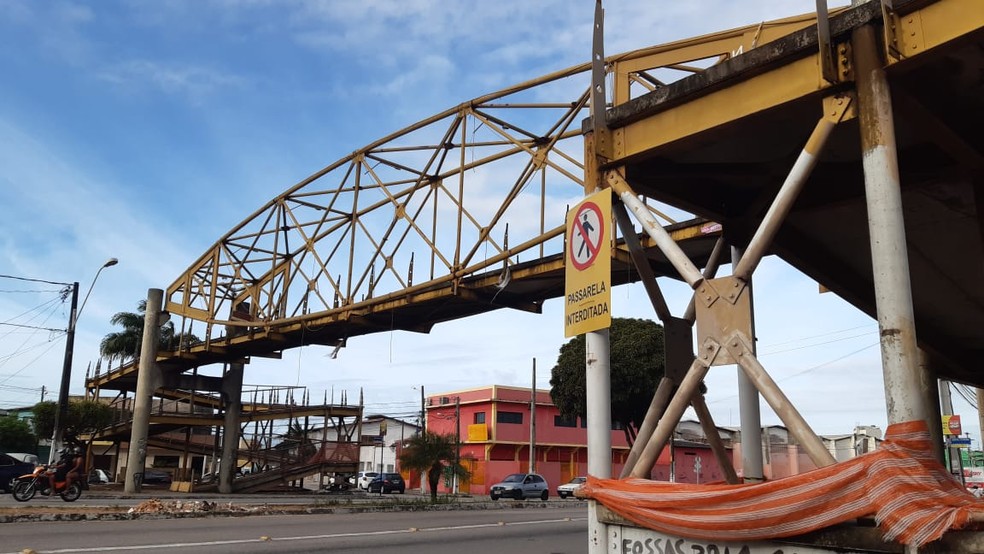 Após vistoria, CREA recomenda isolar região onde parte de estrutura de  passarela caiu em Natal | Rio Grande do Norte | G1